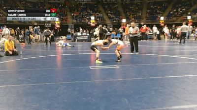 74 lbs Round Of 32 - John Fisher, Lehighton vs Talan Hartig, Chartiers-Houston