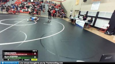 130 lbs Quarterfinal - Elija Koeppen, Steelclaw Wrestling Club vs Uriah Barth, Anacortes Hawkeyes Wrestling Club