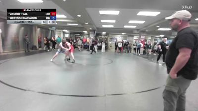 113 lbs Quarterfinal - Zachry Teal, Lakeland High School Wrestling vs Grayson Harwood, All In Wrestling Academy