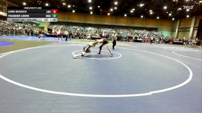126 lbs Round Of 32 - Luke Schoch, Los Gatos vs Thunder Lewis, Del Norte (CC)