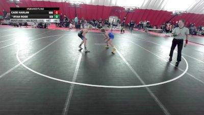 16U Boys - 113 lbs Cons. Semis - Ryan Rose, DC Elite Wrestling vs Cade Harlan, Moen Wrestling Academy