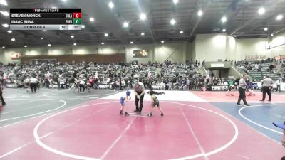 42 lbs Consi Of 4 - Steven Monck, Orland WC vs Isaac Silva, Predators WC