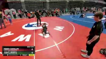 65 lbs 1st Place Match - Hailey Abarca, Casper Wrestling Club vs Penny Castillon, Green River Grapplers