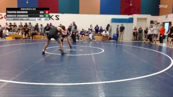 150 lbs Cons. Round 2 - Benicio Cisneros, West Salem vs Triston Behrens, Benson