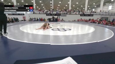 115 lbs Isabella Fodera, California Gold vs Cora Stewart, Wisconsin