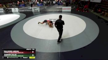 150 lbs Champ. Round 2 - Balmoris Ardon, Camarillo High School Wrestling vs Darwin Salas, Firebaugh High School Wrestling