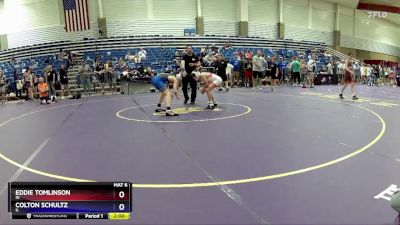 97 lbs Semifinal - Eddie Tomlinson, IN vs Colton Schultz, IL