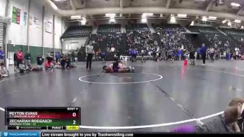 160 lbs Round 2 (6 Team) - Zechariah Roggasch, Nebraska Titans vs Peyton Evans, G.I. Grapplers Black