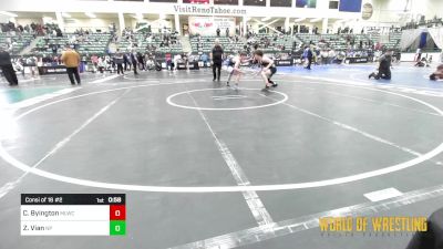 135 lbs Consi Of 16 #2 - Cash Byington, Motherlode Wrestling Club vs Zack Vian, New Plymouth