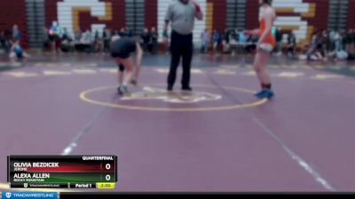 120 lbs Quarterfinal - Olivia Bezdicek, Jerome vs Alexa Allen, Rocky Mountain