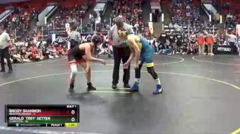 140 lbs Round 1 (4 Team) - Gerald `Trey` Setter, Clarkston vs Brody Shannon, Brighton Orange