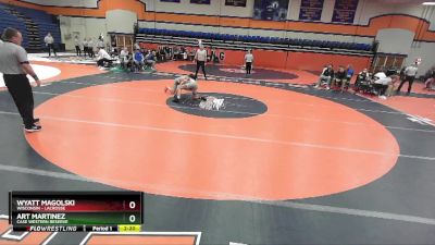 133 lbs Cons. Semi - Art Martinez, Case Western Reserve vs Wyatt Magolski, Wisconsin - Lacrosse