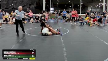 100 lbs Semis (4 Team) - Leon Melton, Warhawks Wrestling vs Benton Alt, Dynasty National Team