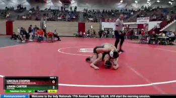 114 lbs 2nd Place Match - Linkin Carter, Eastside vs Lincoln Cooper, Columbus East Wrestling Club