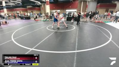 215 lbs Cons. Round 5 - Trajan Falk, NB Elite Wrestling Club vs Jean-Pierre Smith, WAR Training Center