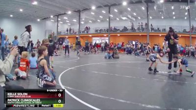 50 lbs Quarterfinal - Kelle Solon, Cobra Wrestling Club vs Patrick Clinkscales, South Carolina School Of Wrest