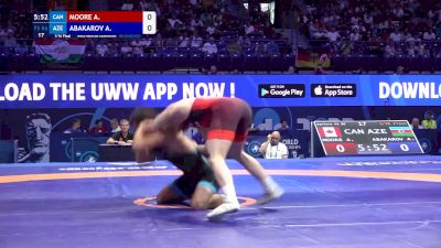 86 kg Qualif. - Alexander Moore, Canada vs Abubakr Abakarov, Azerbaijan