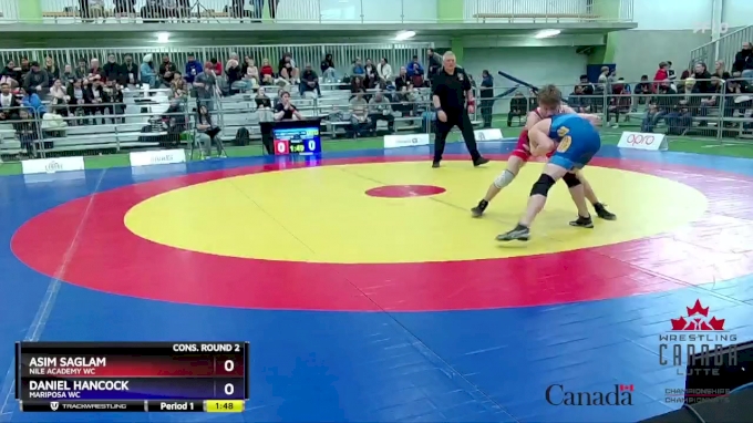 60kg Cons. Round 2 - Asim Saglam, Nile Academy WC vs Daniel Hancock ...