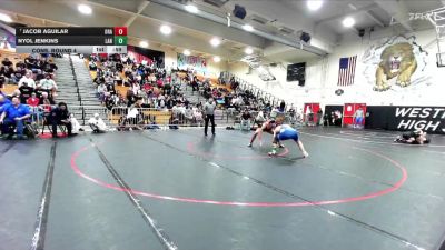 157 lbs Cons. Round 4 - Nyol Jenkins, Lancaster vs Jacob Aguilar, Orange