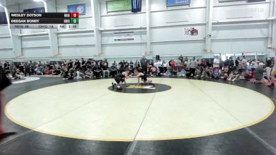 140 lbs Round Robin 2 - Wesley Dotson, Neighborhood Wrestling Club - MS vs Deegan Bondy, Ohio Valley Forge - MS