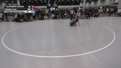125 lbs Cons. Sub-quarters - Amanda Lillie, Washington vs AlexAndrea Corona, California
