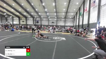 109 lbs Quarterfinal - Oliver Jeong, Lake Stevens WC vs Hudson Skube, No Limits Wrestling Club