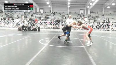 152 lbs Consi Of 32 #2 - Jaxson Grover, RI vs Breckin Lukanich, FL
