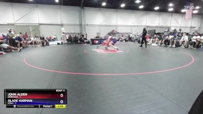 138 lbs Round 1 (8 Team) - John Alden, Nebraska vs Glade Harman, Utah