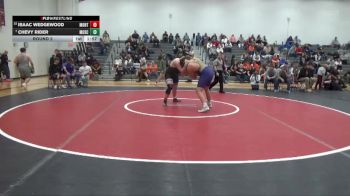 285 lbs Round 2 - Chevy Rider, Muscatine vs Isaac Wedgewood, Montezuma