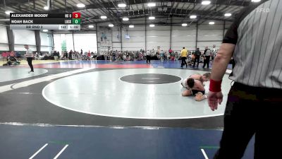 106 lbs Rr Rnd 2 - Alexander Moody, NC United - HSB vs Noah Back, Lucky Duck Wrestling Club - HSB