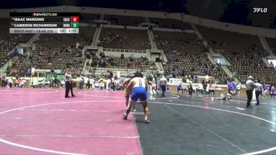 1A-4A 215 3rd Place Match - Isaac Manzano, Escambia County vs Cameron Richardson, Dora