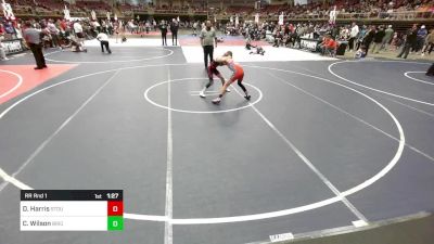 81 lbs Rr Rnd 1 - Deklynd Harris, Stout Wr Acd vs Caleb Wilson, Brighton WC