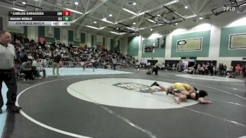 175 lbs 5th Place Match - Carlos Zaragoza, Brawley vs Isaiah Boelk, Helix Charter