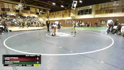 138 lbs Cons. Round 2 - Marcus Stamp, Bakersfield vs Leon Fitarau, ML King