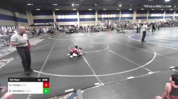 53 lbs 5th Place - Nate Flores, Warriors Of Christ (WOC) vs Destin Hanaike Jr., Honolulu WC
