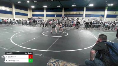 150 lbs Consi Of 32 #2 - Trey Byun, Team Thunder WC vs Kaden Jennings, Legends Of Gold LV