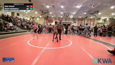 83 lbs Semifinal - Brady McDonald, Raw Wrestling Club vs KIng Tugler, Tulsa North Mabee Stampede