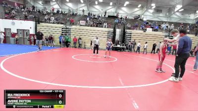 117-122 lbs Round 1 - Ira Frederick, Artesian WC vs Averie Payton, Perry Meridian WC