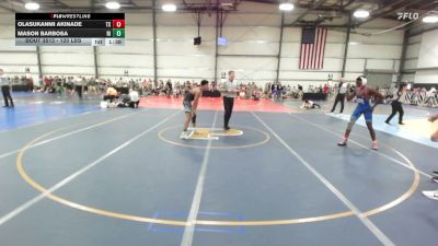 120 lbs Round Of 64 - Olasukanmi Akinade, TX vs Mason Barbosa, RI