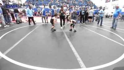 52 lbs Semifinal - Riott Gates, Elgin Wrestling vs Jonah Barker, Tecumseh Youth Wrestling