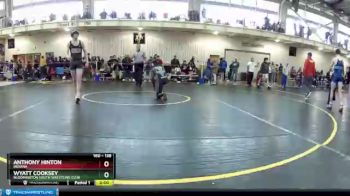 138 lbs Champ. Round 3 - Wyatt Cooksey, Bloomington South Wrestling Club vs Anthony Hinton, Indiana