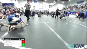 85 lbs Round Of 16 - Jasmine Garrison, Newcastle Youth Wrestling vs Eddie Hugo, The Hall Wrestling Club