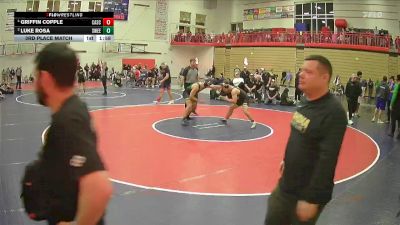 190 lbs 3rd Place Match - Griffin Copple, Cascade vs Luke Rosa, Sweet Home