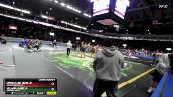 Girls 190 lbs Champ. Round 1 - Milana Garcia, Mariner (Girls) vs Viviannah Uvalle, Grandview (Girls)