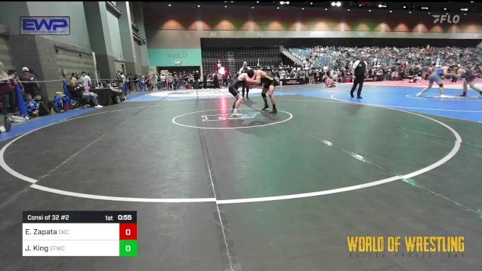 157 Lbs Consi Of 32 #2 - Emiliano Zapata, Okc Saints Wrestling Vs 