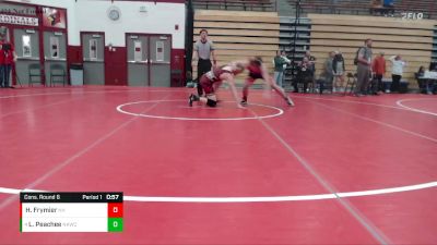 175 lbs Cons. Round 6 - Lane Peachee, North Knox Wrestling Club vs Hans Frymier, Hamilton Heights