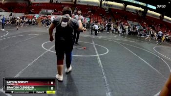 Round 2 - Kayden Dorsey, Winfield vs Brayden Clendenin, Donahue Wrestling Academy
