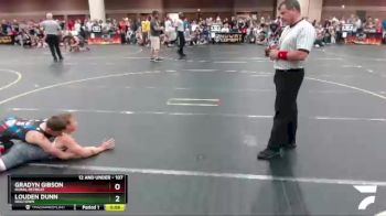 107 lbs Semifinal - Louden Dunn, Dogtown vs Gradyn Gibson, Rural Retreat