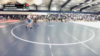 197 lbs Quarterfinal - Jacob Kraker, Wheaton vs John Santowski, Washington And Lee