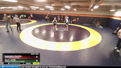 117-126 lbs Semifinal - Harleigh Prater, Uintah Girls Wrestling vs Riley Levin, Sanderson Wrestling Academy